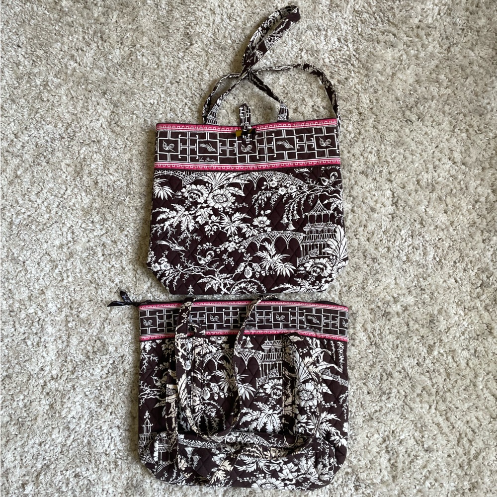 Vera Bradley Tote Bags 2PK
